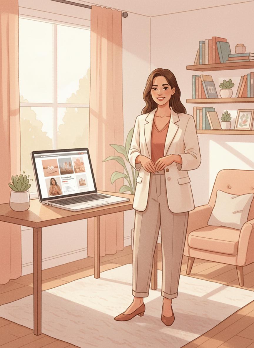 Éducateur spécialisé libéral avec une vitrine professionnelle en ligne pour attirer de nouveaux bénéficiaires